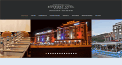 Desktop Screenshot of bayburtotel.com